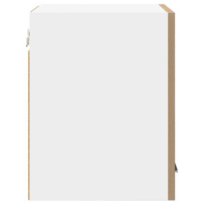 Висящ шкаф Riga 2 pcs Занаятчийски дъб и бяло 30 x 31 x 40 см