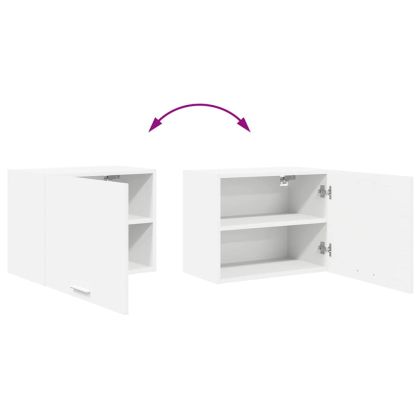 Висящ шкаф Riga 2 pcs Бяло 50 x 31 x 40 см Инженерно дърво