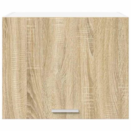 Висящ шкаф с врата Riga Сонома дъб и бяло 50 x 31 x 40 см