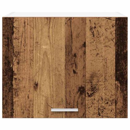 Висящ шкаф с врата Riga Стара дървесина и бяло 50 x 31 x 40 см