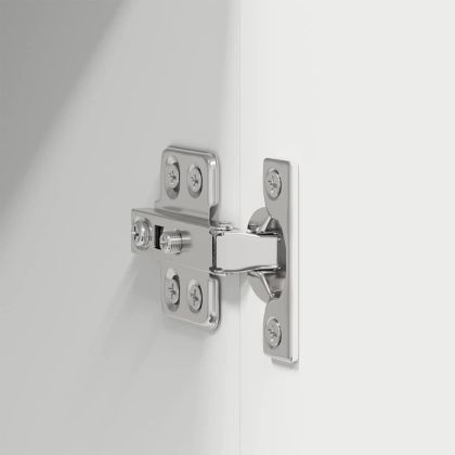 Висящ шкаф с врата 2 pcs Бяло 60 x 31 x 40 см Инженерно дърво