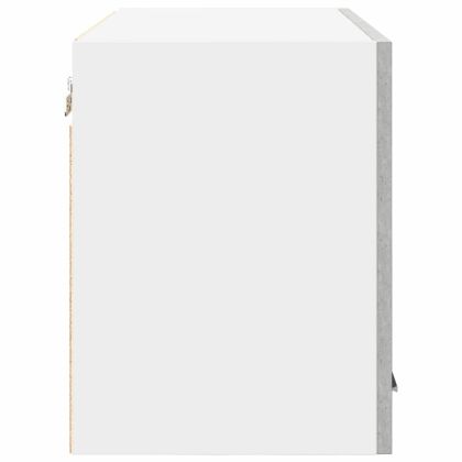 Висящ шкаф със съхранение Riga Бетон сив и бяло 60 x 31 x 40 см