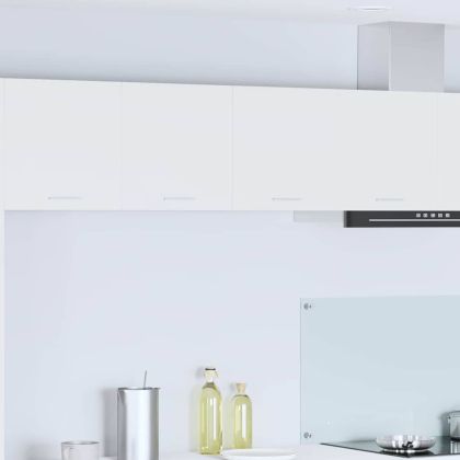 Висящ шкаф с врата Riga Бяло 80 x 31 x 40 см Инженерно дърво