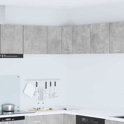 Висящ шкаф със съхранение Riga Бетон сив и бяло 57 x 57 x 40 см