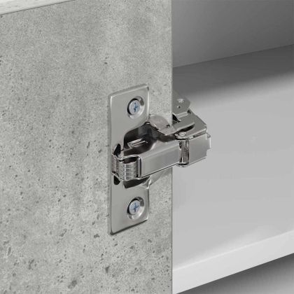 Висящ шкаф със съхранение Riga Бетон сив и бяло 57 x 57 x 40 см