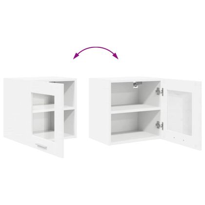 Висящ шкаф с врата Riga Бяло 40 x 31 x 40 см Инженерно дърво