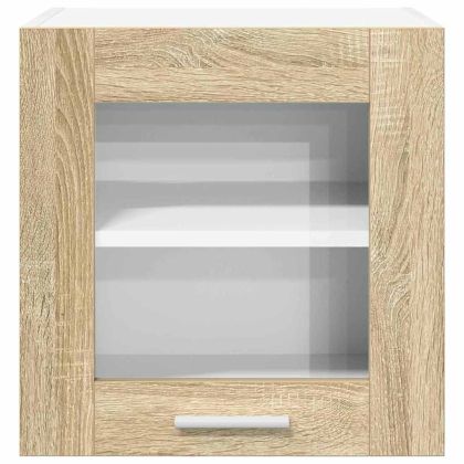 Висящ шкаф със съхранение Riga 2 pcs Сонома дъб 40 x 31 x 40 см