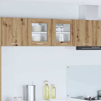 Висящ шкаф Riga 2 pcs Дъб 40 x 31 x 40 см Инженерно дърво