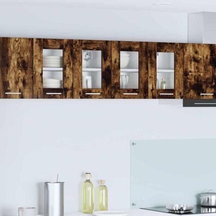 Висящ шкаф 2 pcs Димян дъб 60 x 31 x 40 см Инженерно дърво