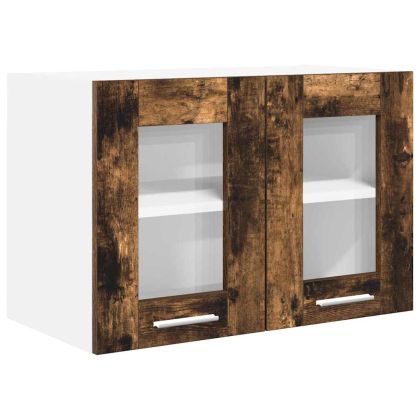 Висящ шкаф 2 pcs Димян дъб 60 x 31 x 40 см Инженерно дърво