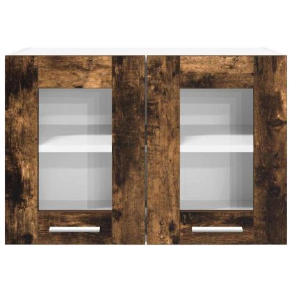 Висящ шкаф 2 pcs Димян дъб 60 x 31 x 40 см Инженерно дърво