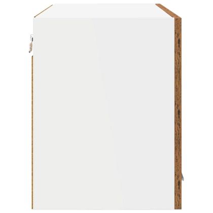 Висящ шкаф с врата Riga 2 pcs Старо дърво 60 x 31 x 40 см