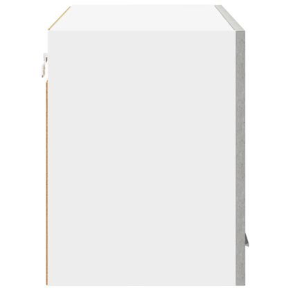 Висящ шкаф със съхранение Riga Бетон сив и бяло 80 x 31 x 40 см