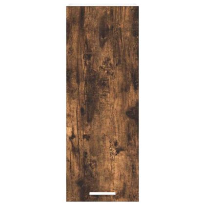 Висящ шкаф със съхранение Riga Димящ дъб и бяло 30 x 31 x 80 см