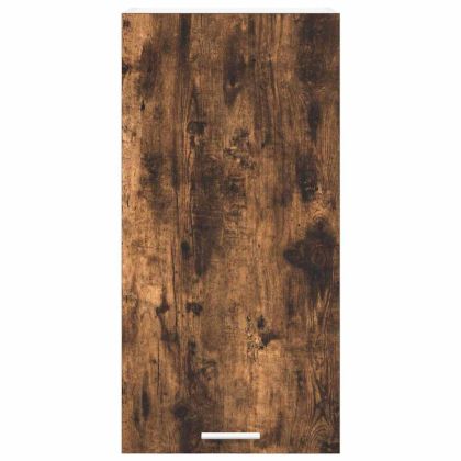 Висящ шкаф със съхранение Riga Димящ дъб и бяло 40 x 31 x 80 см