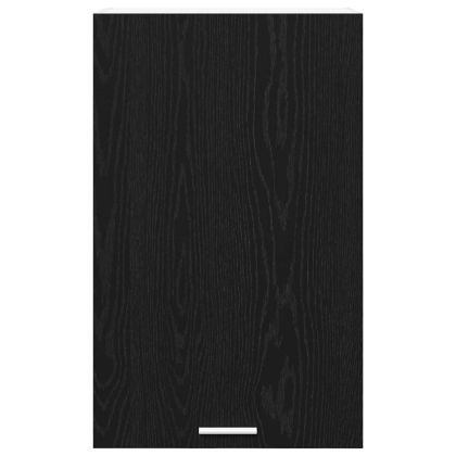 Висящ шкаф със съхранение Riga Черен дъб и бяло 50 x 31 x 80 см