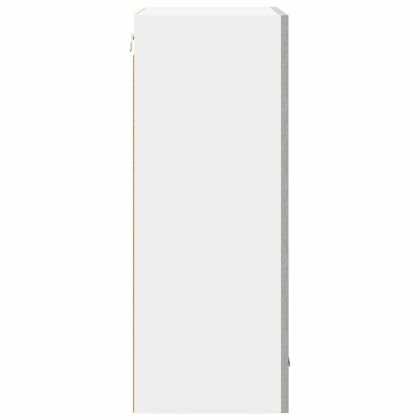 Висящ шкаф със съхранение Riga Бетон сив и бяло 50 x 31 x 80 см