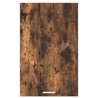 Висящ шкаф със съхранение Riga Димящ дъб и бяло 50 x 31 x 80 см