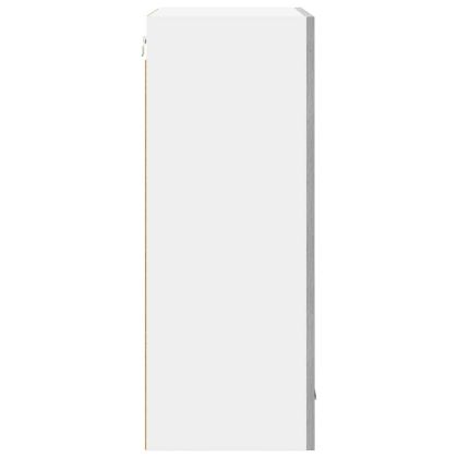 Висящ шкаф с врата Riga Сив Сонома и бяло 50 x 31 x 80 см