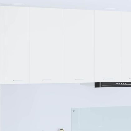 Висящ шкаф с врата Riga Бяло 80 x 31 x 80 см Инженерно дърво