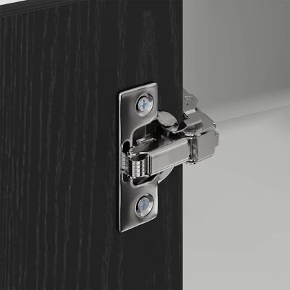 Висящ шкаф със съхранение Riga Черен дъб и бяло 57 x 57 x 80 см