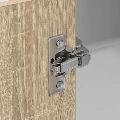 Висящ шкаф Riga Сонома дъб и бяло 57 x 57 x 80 см