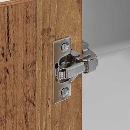 Висящ шкаф Riga Стара дървесина и бяло 57 x 57 x 80 см