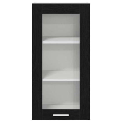 Висящ шкаф със съхранение Riga 2 pcs Черния дъб 40 x 31 x 80 см