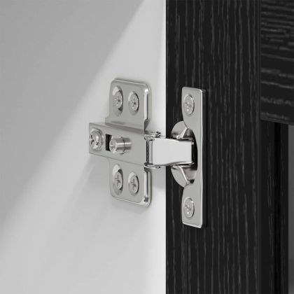 Висящ шкаф със съхранение Riga 2 pcs Черния дъб 40 x 31 x 80 см