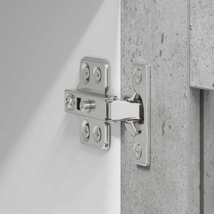 Висящ шкаф с врата Riga 2 pcs Циментено сиво 40 x 31 x 80 см