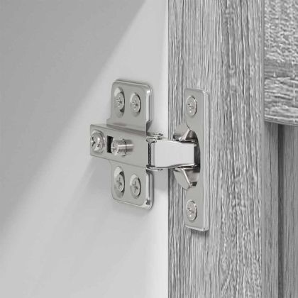 Висящ шкаф със съхранение Riga 2 pcs Сив Сонома 40 x 31 x 80 см