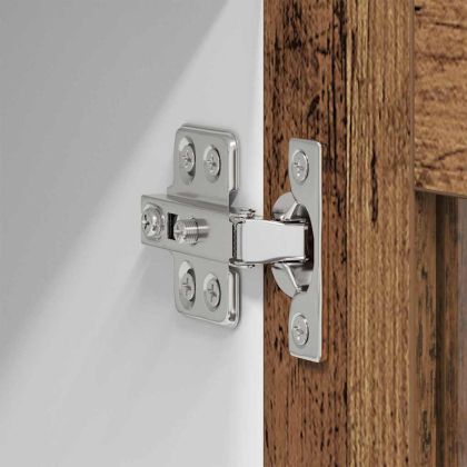 Висящ шкаф 2 pcs Старо дърво 40 x 31 x 80 см Инженерно дърво