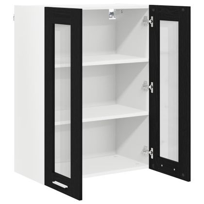 Висящ шкаф Riga Черния дъб 60 x 31 x 80 см Инженерно дърво