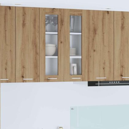 Висящ шкаф с врата Riga Дъб 60 x 31 x 80 см Инженерно дърво