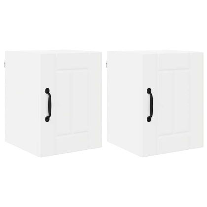 Кухненски шкаф 2 pcs Бяло 30 x 31 x 40 см Инженерно дърво