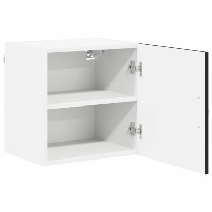 Кухненски шкаф 2 pcs Черно 40 x 31 x 40 см Инженерно дърво