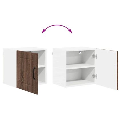 Кухненски шкаф 2 pcs Кафяв дъб 40 x 31 x 40 см Инженерно дърво