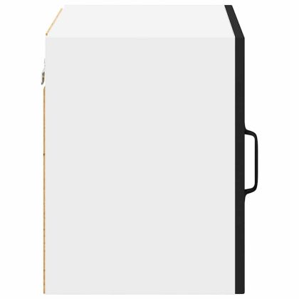 Кухненски шкаф 2 pcs Черно 50 x 31 x 40 см Инженерно дърво