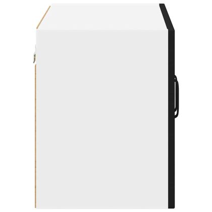 Кухненски шкаф 2 pcs Черно 60 x 31 x 40 см Инженерно дърво