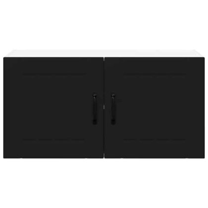 Кухненски шкаф Черно 80 x 31 x 40 см Инженерно дърво