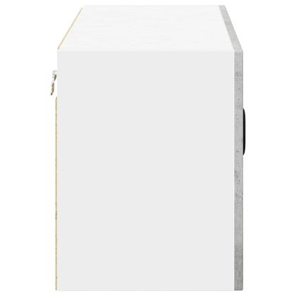 Кухненски шкаф Циментено сиво 80 x 31 x 40 см Инженерно дърво