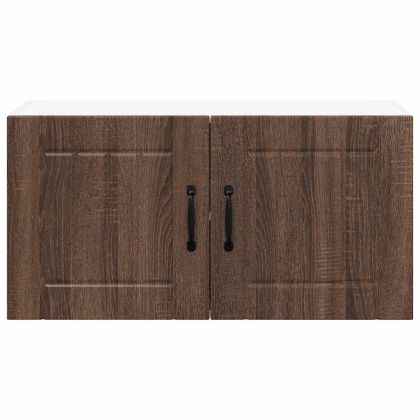 Кухненски шкаф Кафяв дъб 80 x 31 x 40 см Инженерно дърво