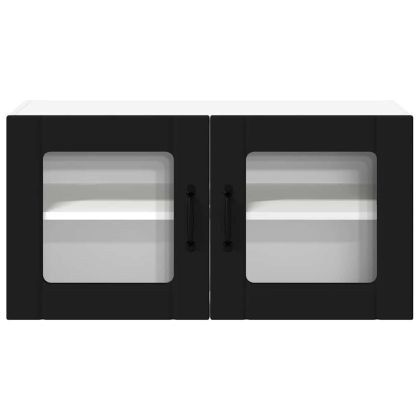 Кухненски шкаф Черно 80 x 31 x 40 см Инженерно дърво