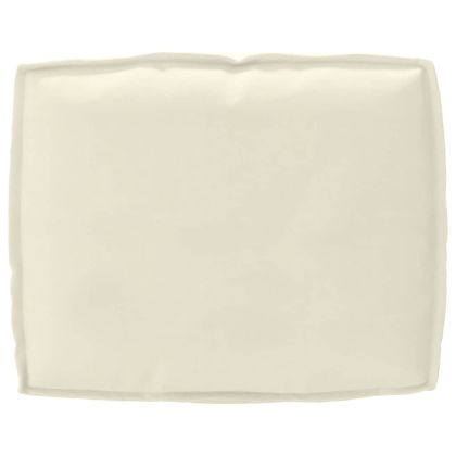 Възглавница за палетна облегалка Крем 50 x 40 x 12 cm
