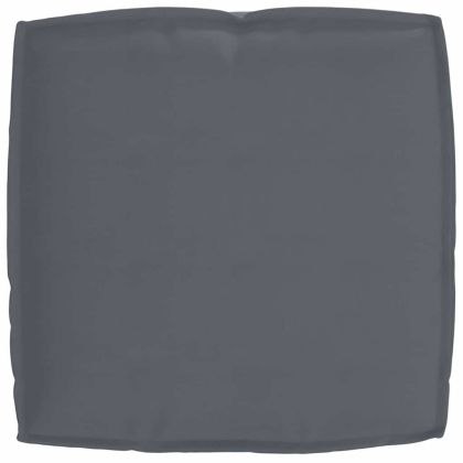 Възглавница за палетна седалка Антрацит 50 x 50 x 12 cm