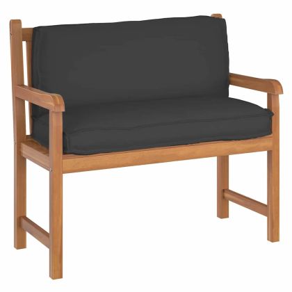 Възглавница за палетна облегалка Черно 120 x 40 x 12 cm