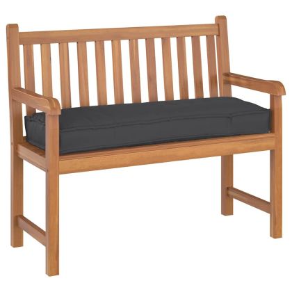 Възглавница за палетна пейка Черно 120 x 40 x 8 см