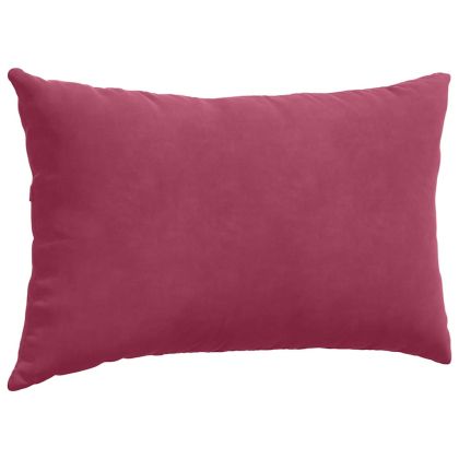 Диван възглавници 2 pcs виненочервен 50 x 30 cm Кордюрова тъкан