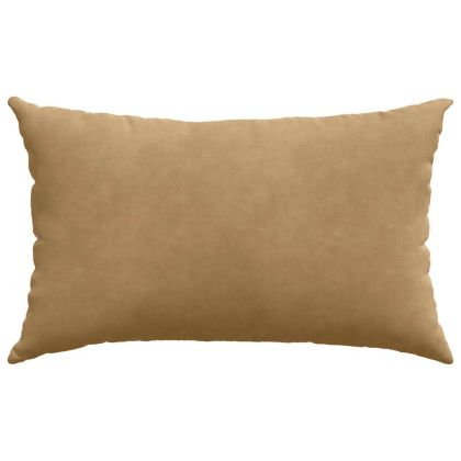 Диван възглавници 2 pcs Кафяво 50 x 30 cm Кордюрова тъкан