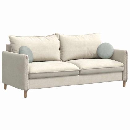 Възглавници за седалки 2 pcs Светлосиво Ø 40 x 13 см Кадифе